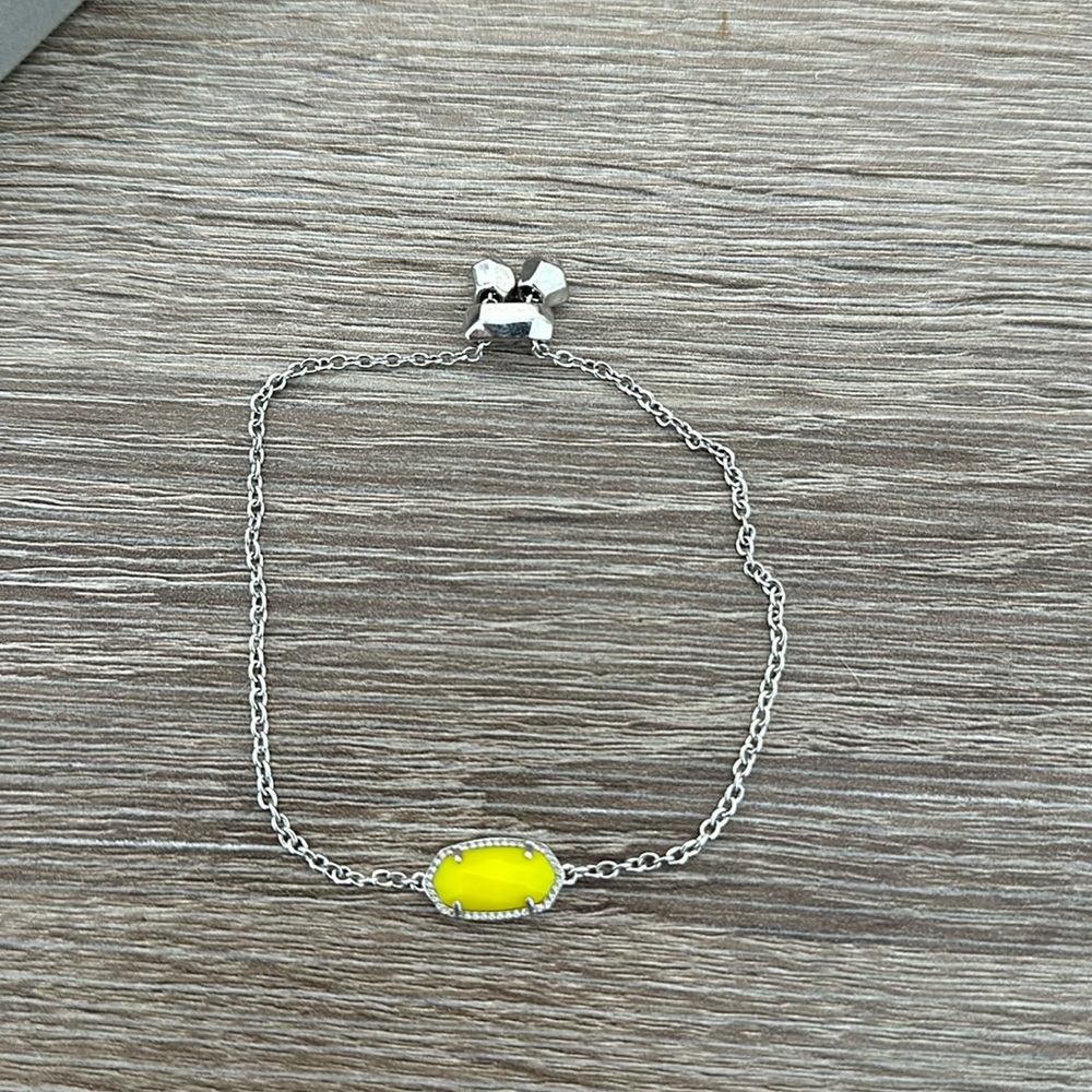 Kendra Scott yellow gem bracelet